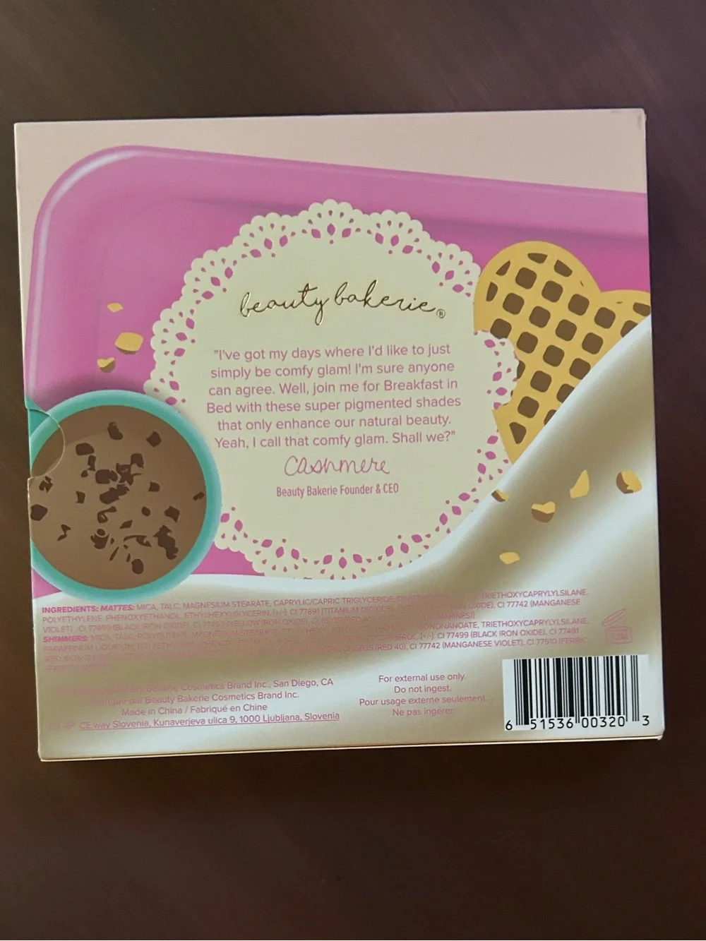 BEAUTY BAKERIE BREAKFAST IN BED EYESHADOW PALETTE
